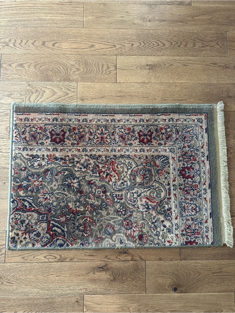 Grand Manor Sage Tabriz 100% Wool Made In France Small Rug